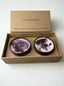 Handmade Coconut Shell Candle Gift Set – Lavender Scented Eco Friendly Candles (Set of 2)