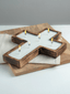 Wooden Cross Scented Candle
