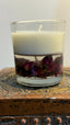Handcrafted Rose Gel & Soy Wax Candle – Luxury Floral Layer Candle for Home Décor & Gifting