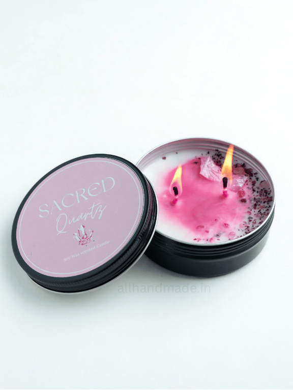 Sacred Quartz Tin Jar Candle Main image