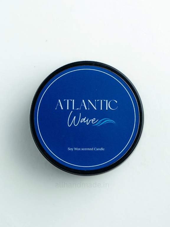 Atlantic Wave Tin Jar Candle