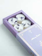 Amethyst Crystal Tealight Candle Set