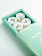 Amazonite Crystal Tealight Candle Set