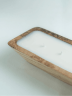Handcrafted Wooden Board Candle