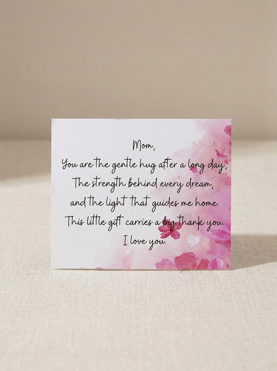 Mother’s Day Spa Gift Box – Floral Candle Relaxation Gift Set for Mom