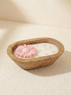 Mother’s Day Spa Gift Box – Floral Candle Relaxation Gift Set for Mom