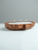 Wooden Pumpkin Scented Candle