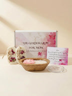 Mother’s Day Spa Gift Box – Floral Candle Relaxation Gift Set for Mom