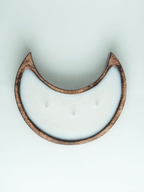 Moon Wooden Scented Candle