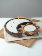 Handcrafted Moon & Sun Candle Set