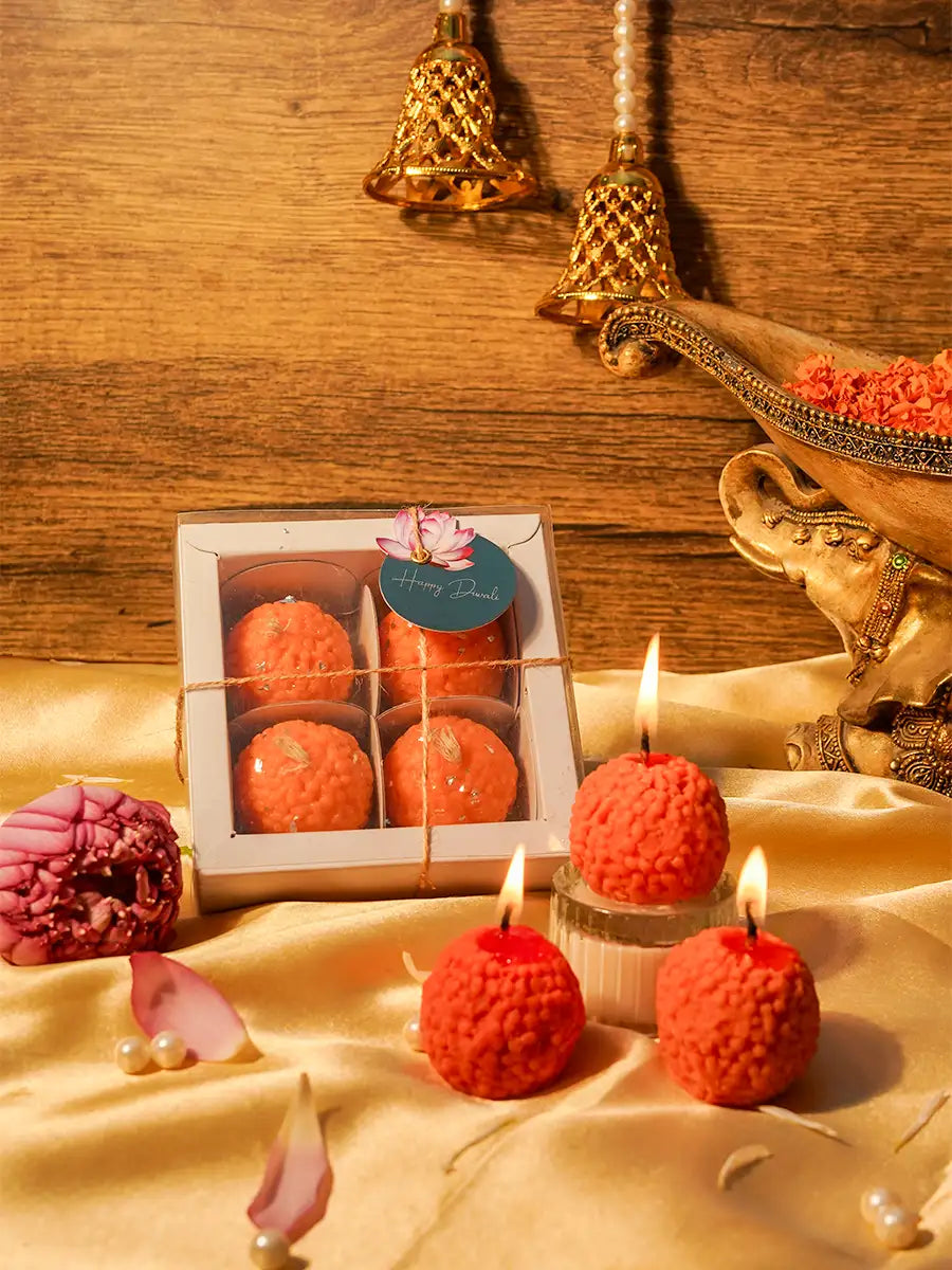Laddu Candle Gift Set Main image