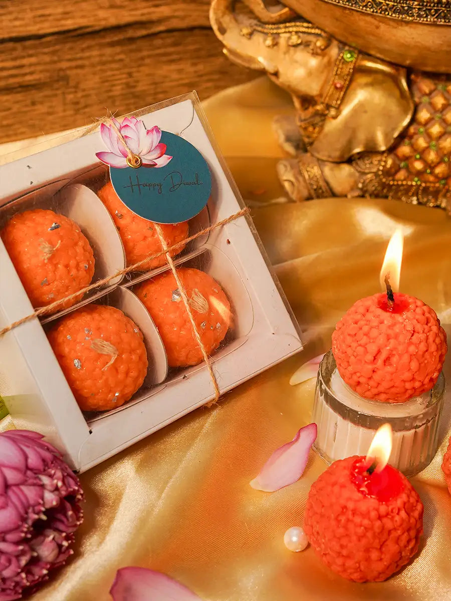 Laddu Candle Gift Set Secondary image