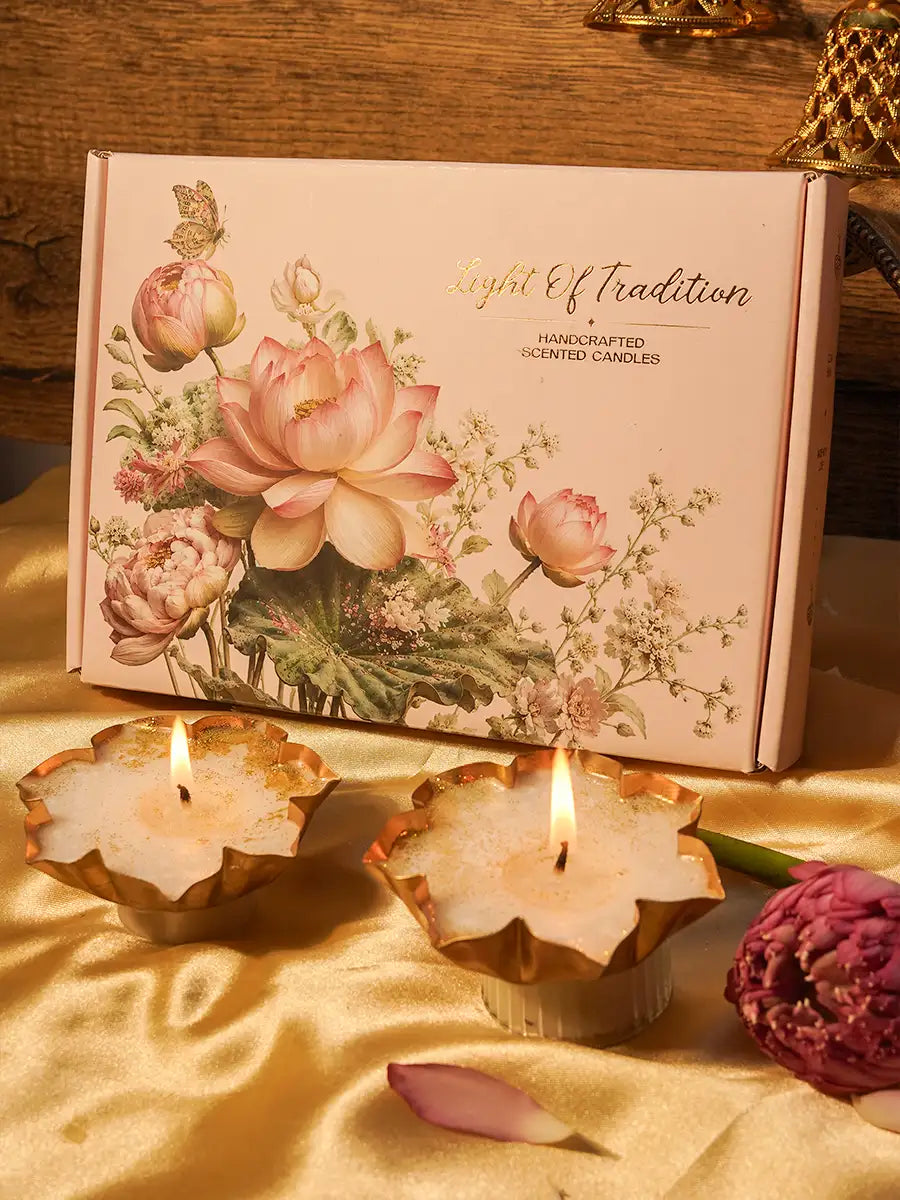 Lotus Urli Gift Set for Diwali