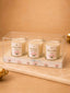 Diwali Gift Set of 3 Shot Glass Scented Candles in Acrylic Box