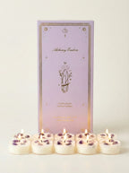 Amethyst Crystal Tealight Candle Set