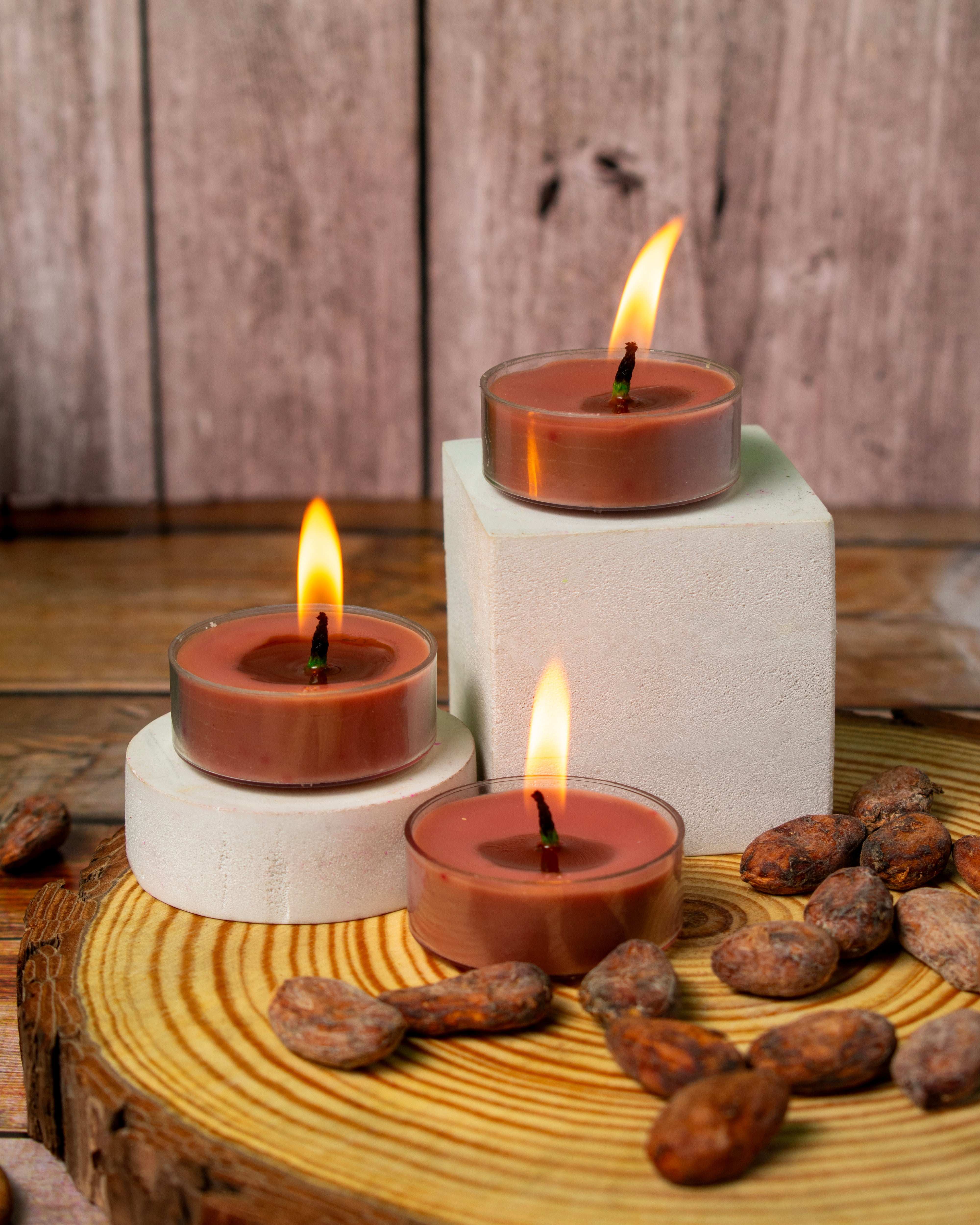 Handpoured Coffee Tealights (Set Of 10) Secondary image