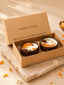 Set of 2 Coconut Shell Scented Candles in Eco Friendly Gift Box