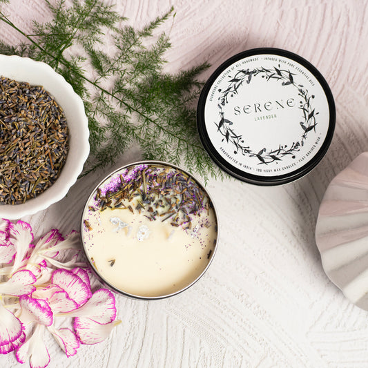 Serene : Lavender Soy wax candle