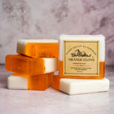 Orange clove goat milk shea butter soap