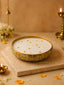 Regal Yellow Blue Printed Urli Candle